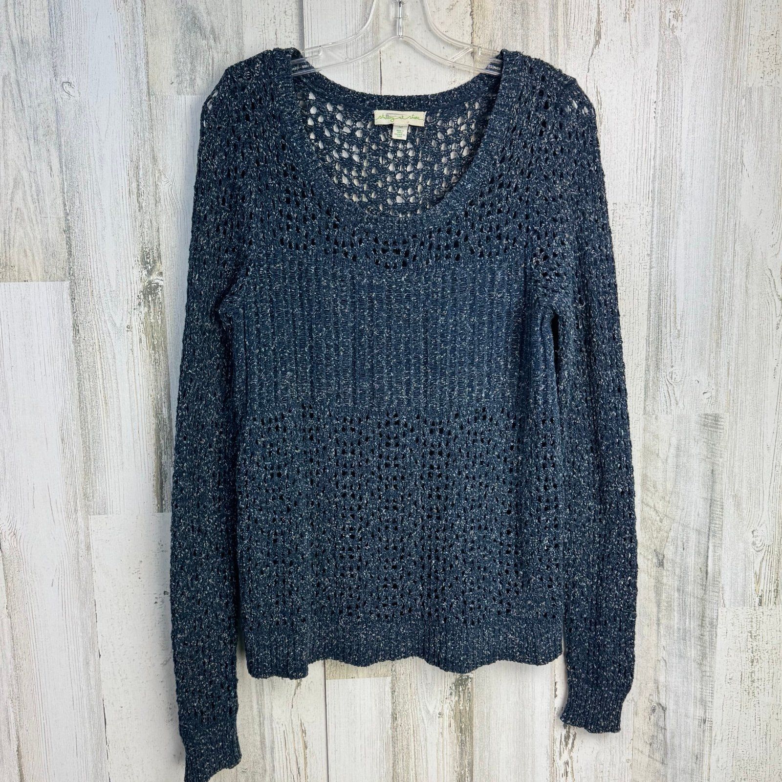 Urban Outfitters Staring At Stars Blue Loose Knit Sweater Medium